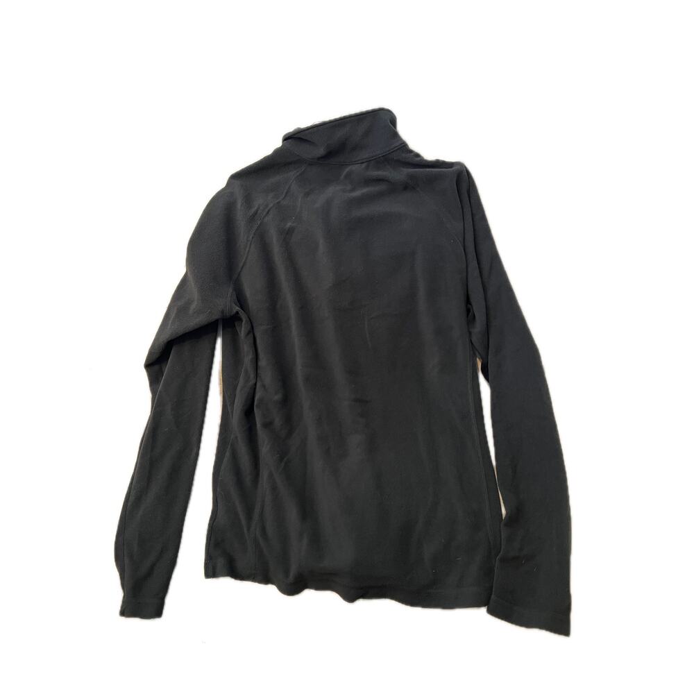 Columbia Gray Black 1/4 Zip Fleece Mens Size Med - Picture 2 of 3